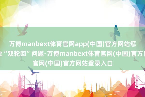 万博manbext体育官网app(中国)官方网站惩办科技与产业“双轮回”问题-万博manbext体育官网(中国)官方网站登录入口