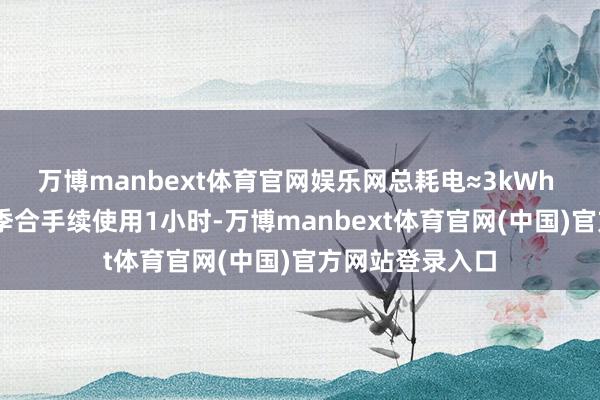 万博manbext体育官网娱乐网总耗电≈3kWh  顶点情况：冬季合手续使用1小时-万博manbext体育官网(中国)官方网站登录入口