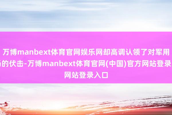 万博manbext体育官网娱乐网却高调认领了对军用机场的伏击-万博manbext体育官网(中国)官方网站登录入口